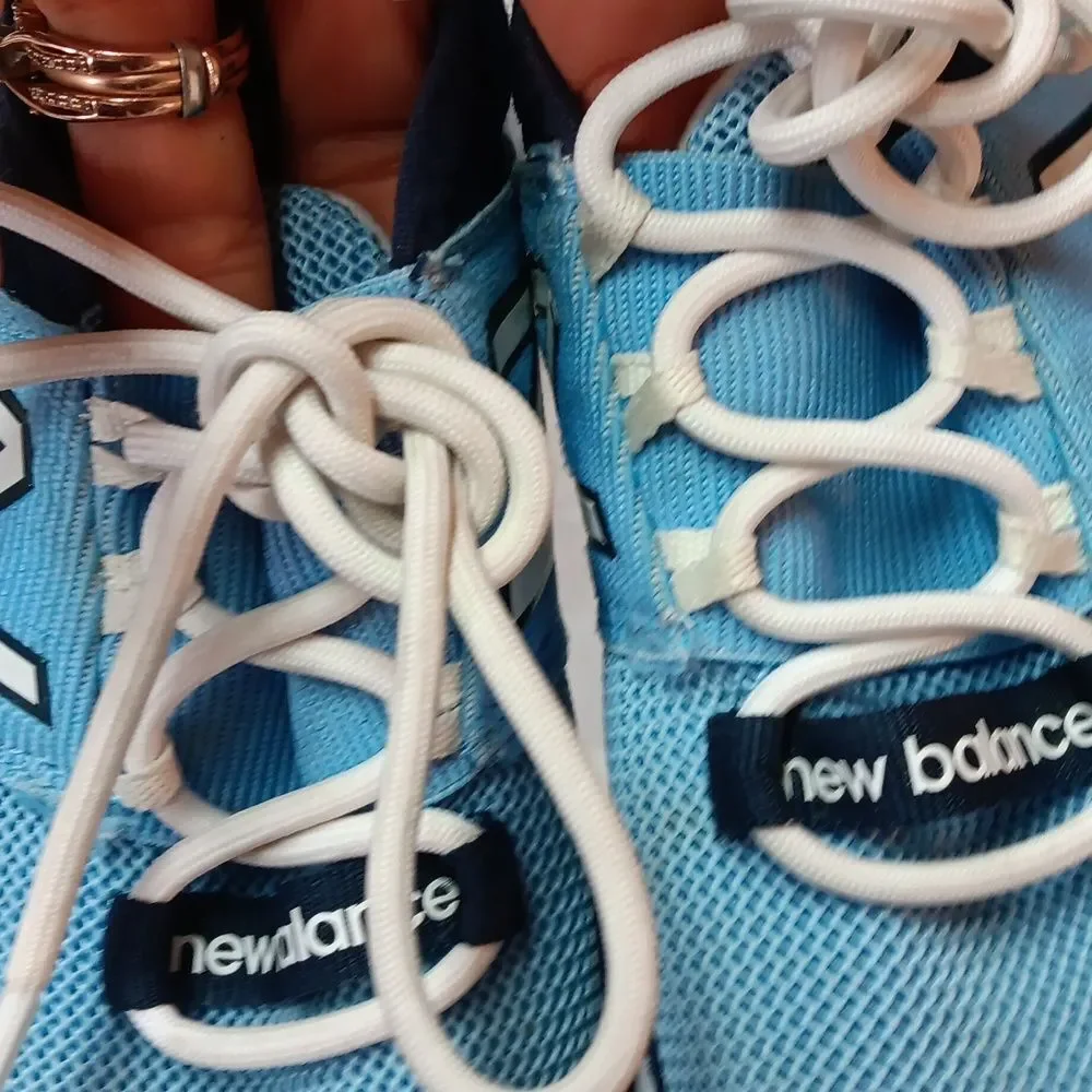 New Balance Blue and White Sneakers Kids Size 13